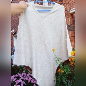 Cashmere poncho pashmina wool